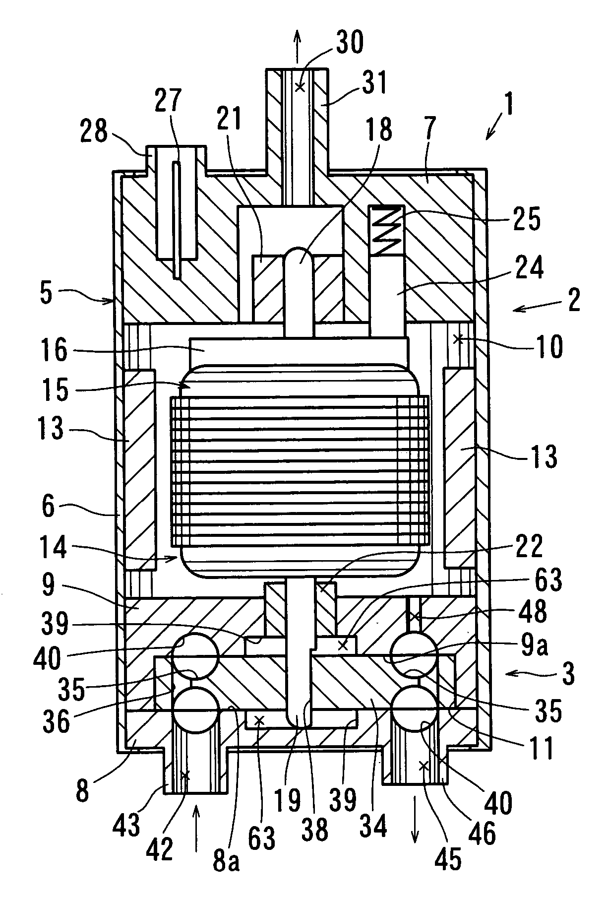 Electric pump and modularized fuel supply system with such electric pump