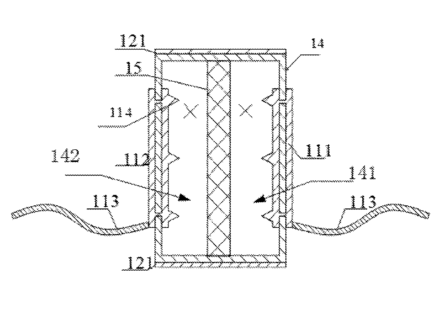 Scrubber, exhaust gas purification system comprising scrubber, and air purification method