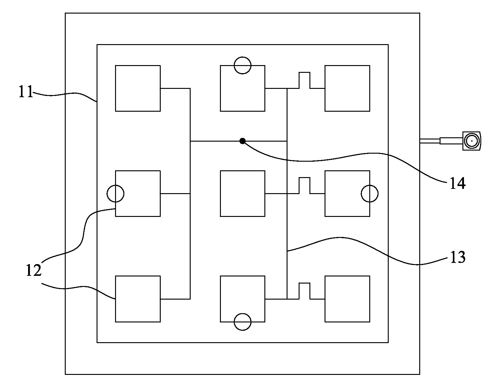 Antenna conductor layout method and antenna array fabricated thereby