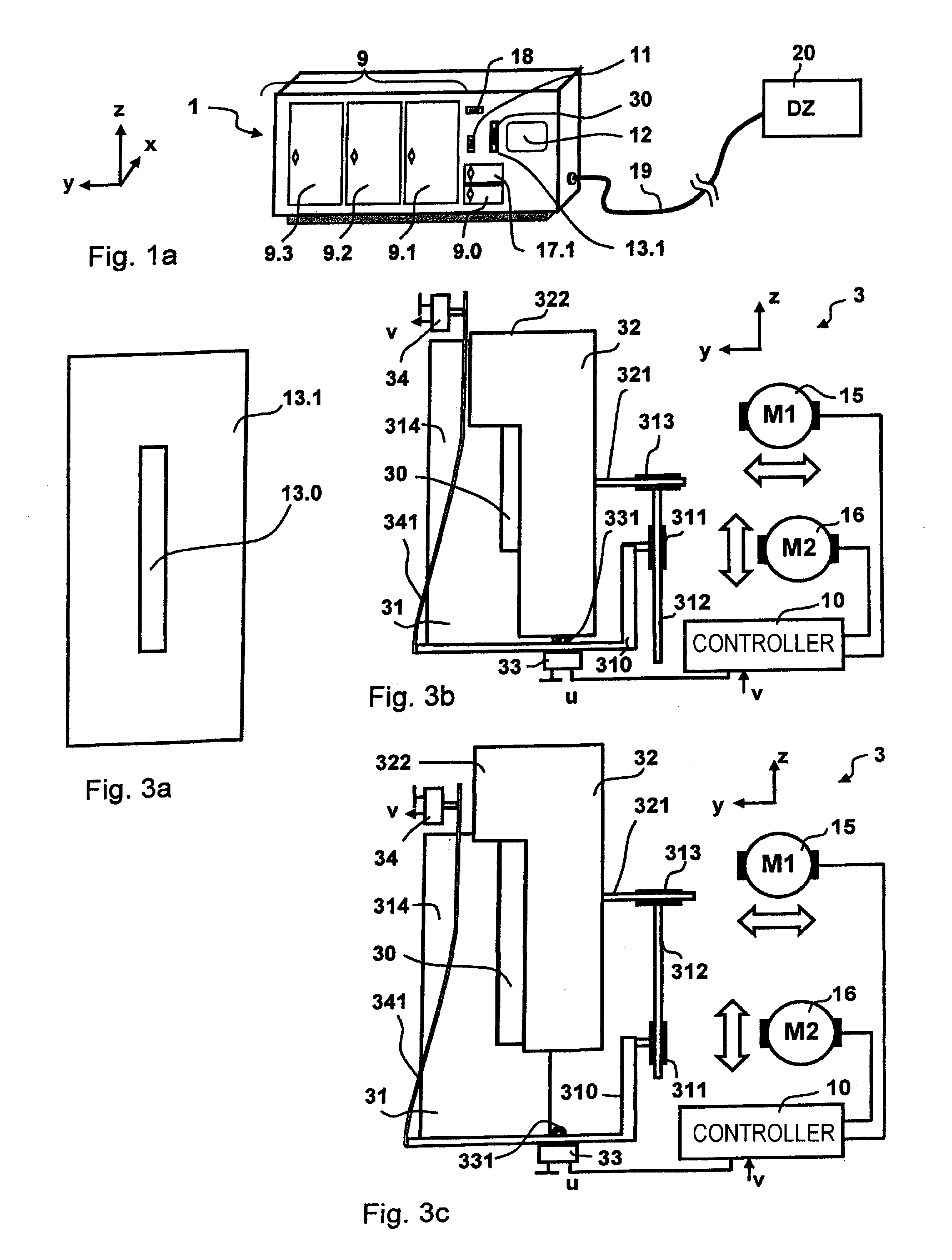 Device and method for accepting mail pieces