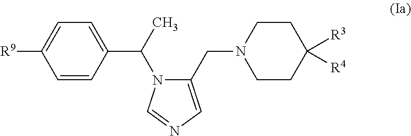 Piperidine or piperazine linked imidazole and triazole derivatives and methods of use