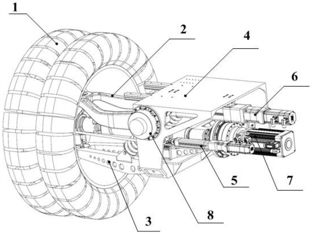 An Attitude-Variable Damping Active Suspension for Manned Lunar Surface Mobility System