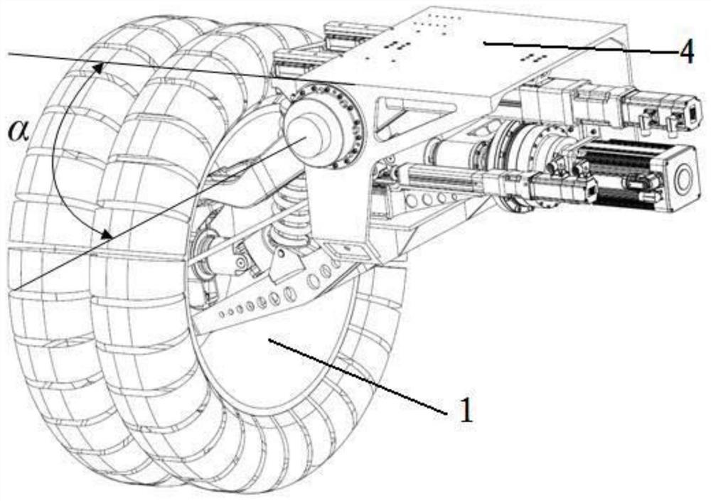 An Attitude-Variable Damping Active Suspension for Manned Lunar Surface Mobility System