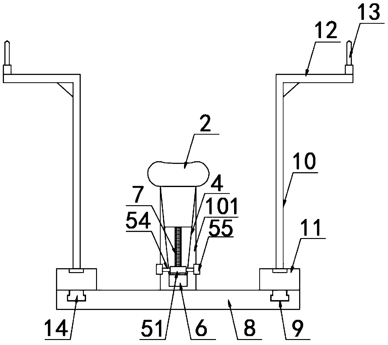 A neurosurgery postoperative nursing rehabilitation device