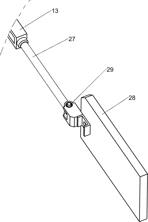 Direction-adjustable sandy soil transfer device for highway construction