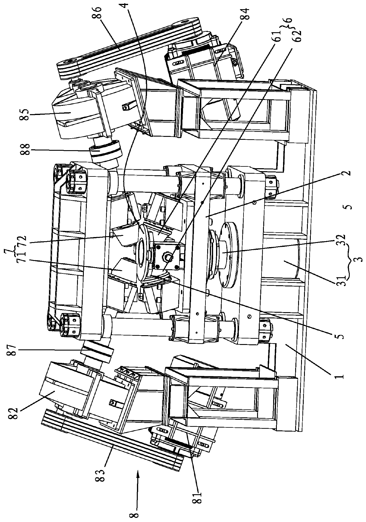 Ring grinder structure