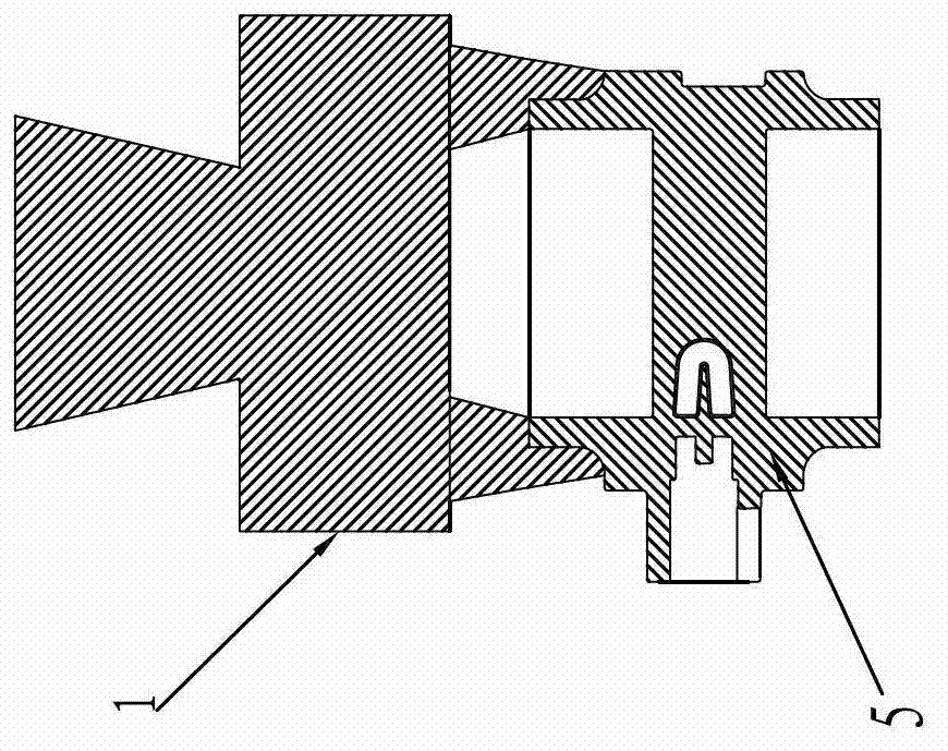 Shell making method for deep blind hole of precision casting