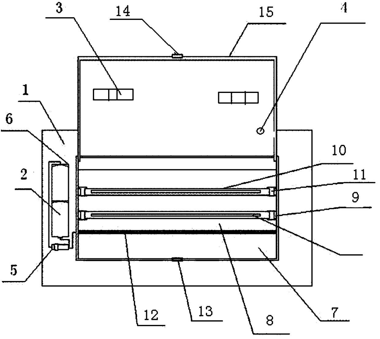 LED lamp charging type switch box