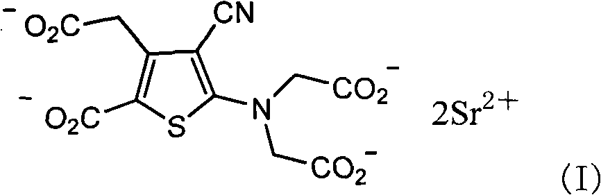 Preparation method of strontium ranelate