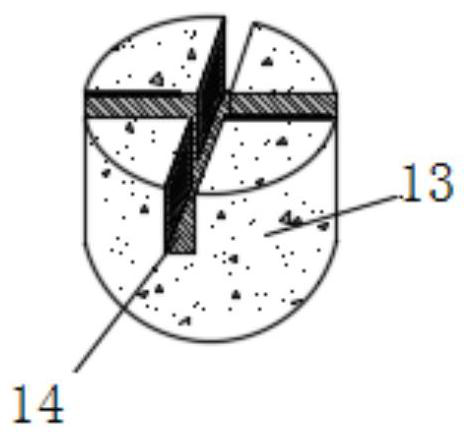 Mold for manufacturing sand fixation plate connecting piece, preparation method and application