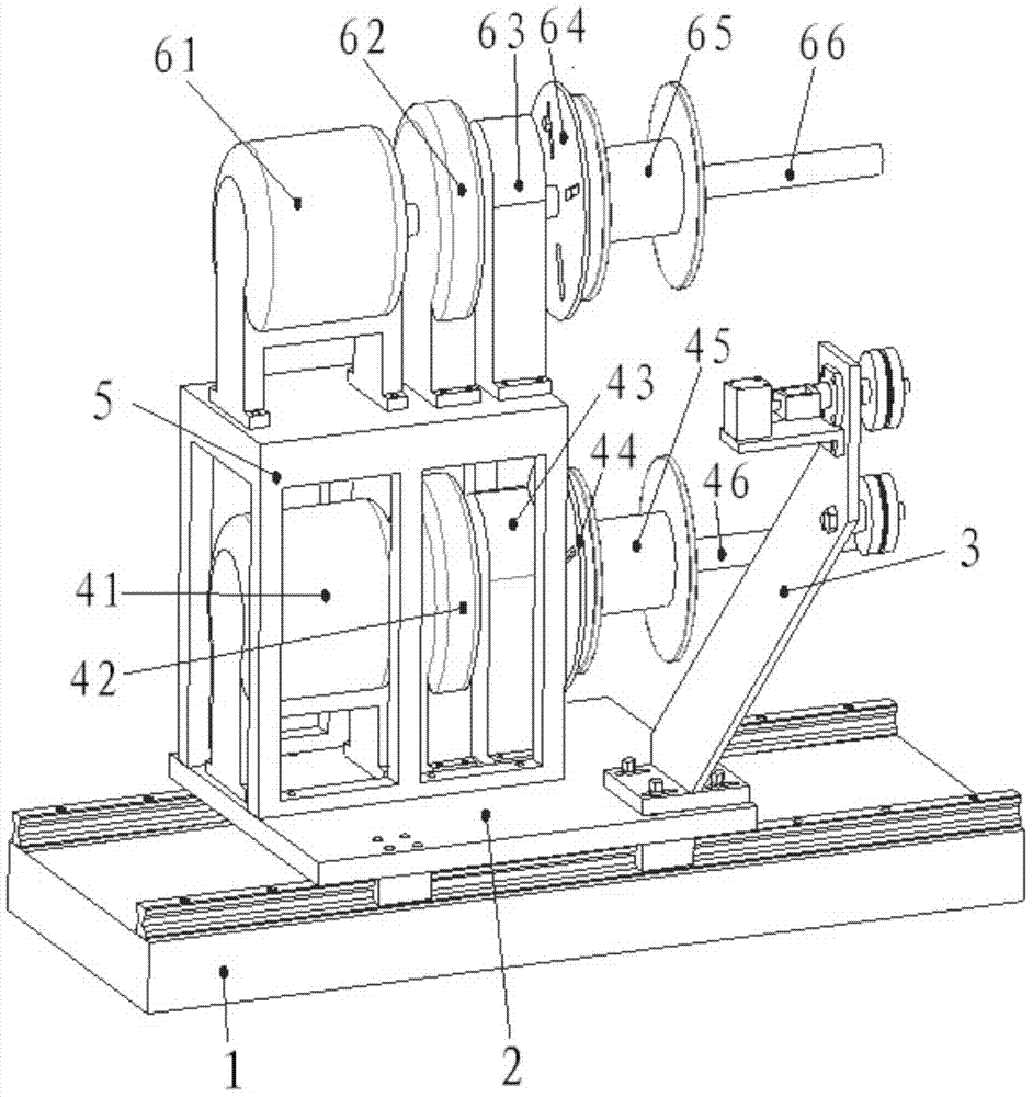 Coil winding paying-off device