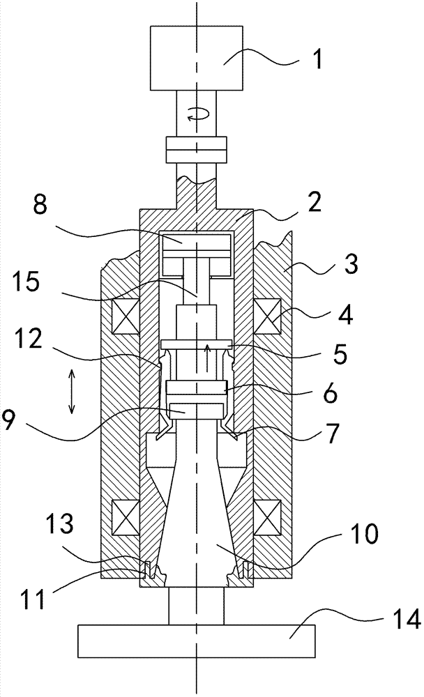 Vertical lathe grinding device