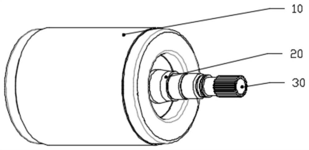 Cast-aluminum rotor of new energy automobile and heat dissipation device of cast-aluminum rotor