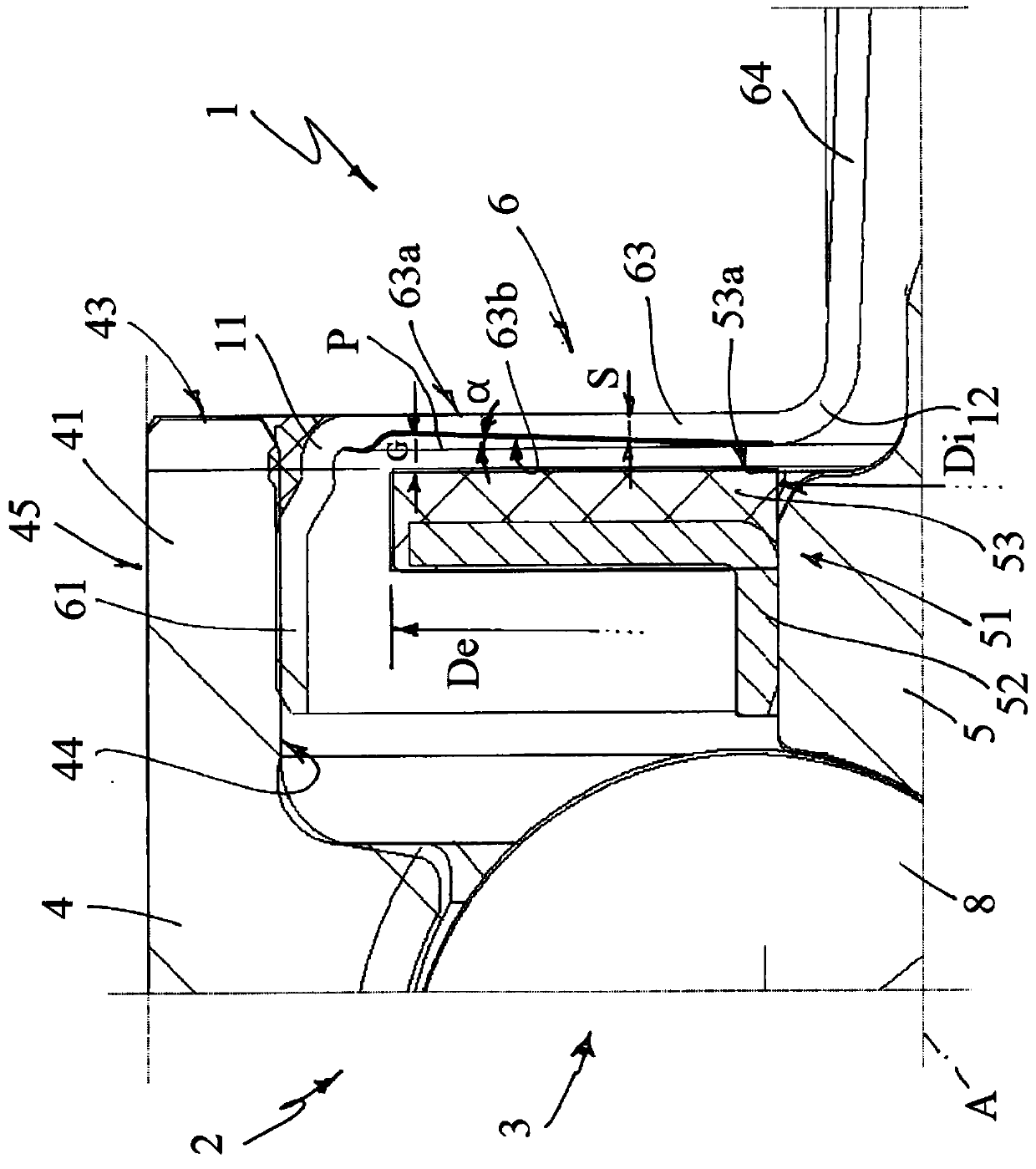 Sealing device for a wheel-hub unit and wheel-hub unit equipped with such a sealing device