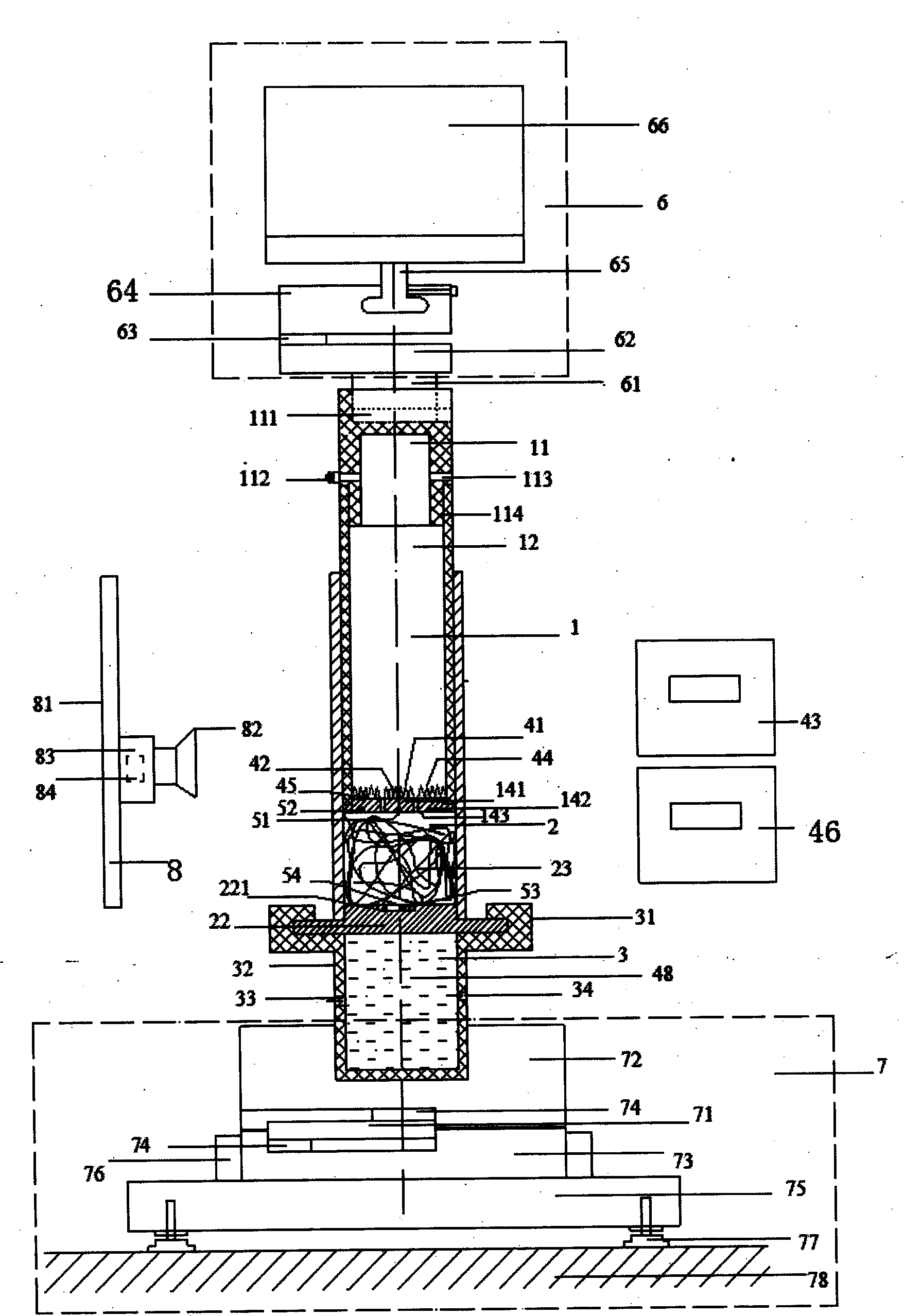 Device and method for in situ measuring steady-state heat transfer character of variable density fibrous