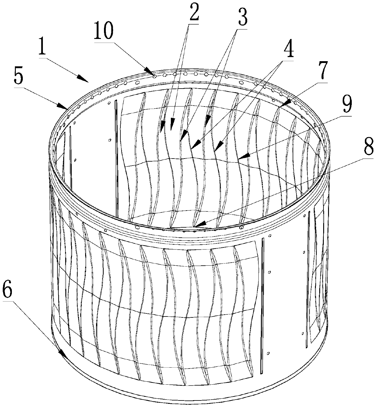 Washing machine inner tub and washing machine