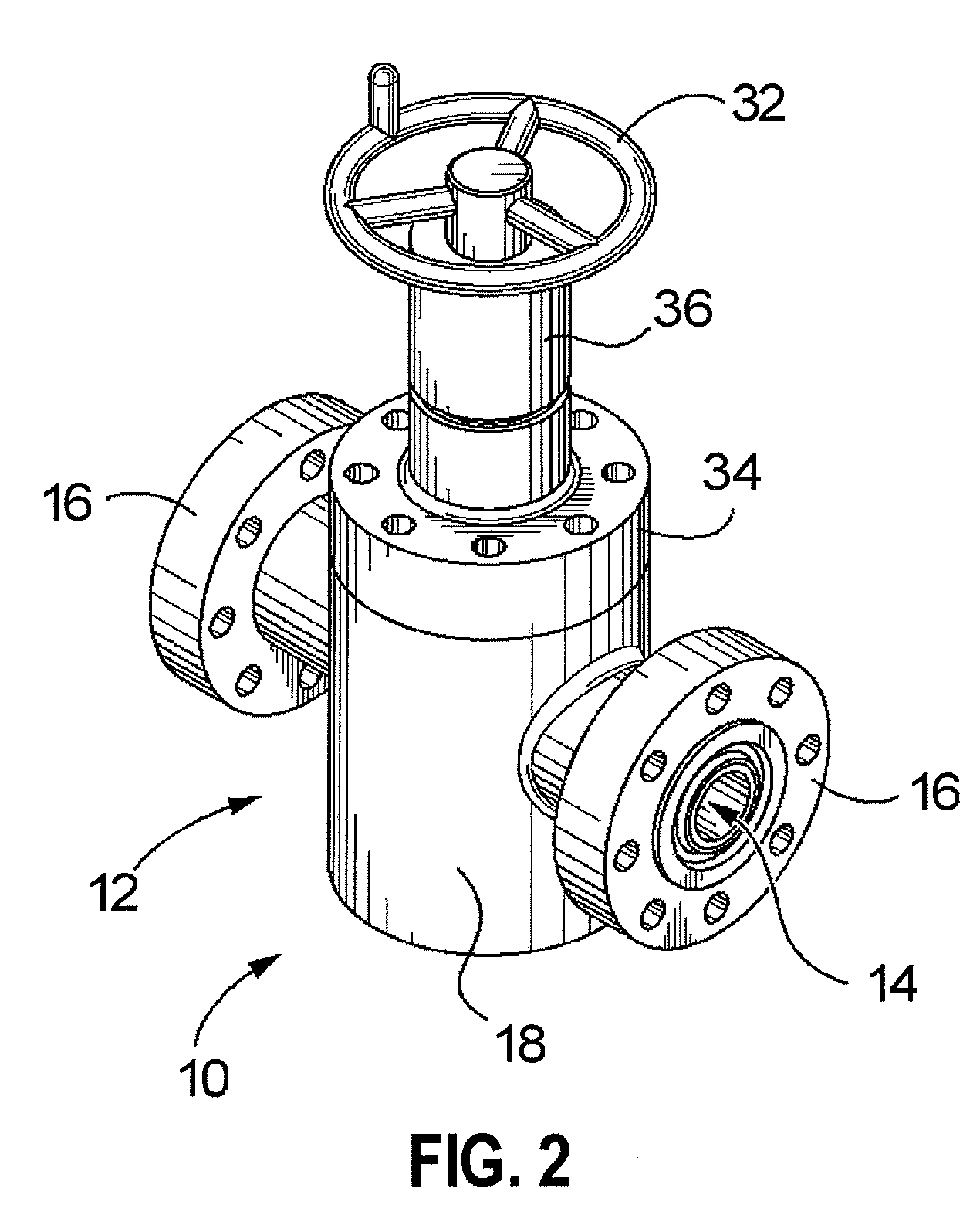 Gate valve with replaceable inserts