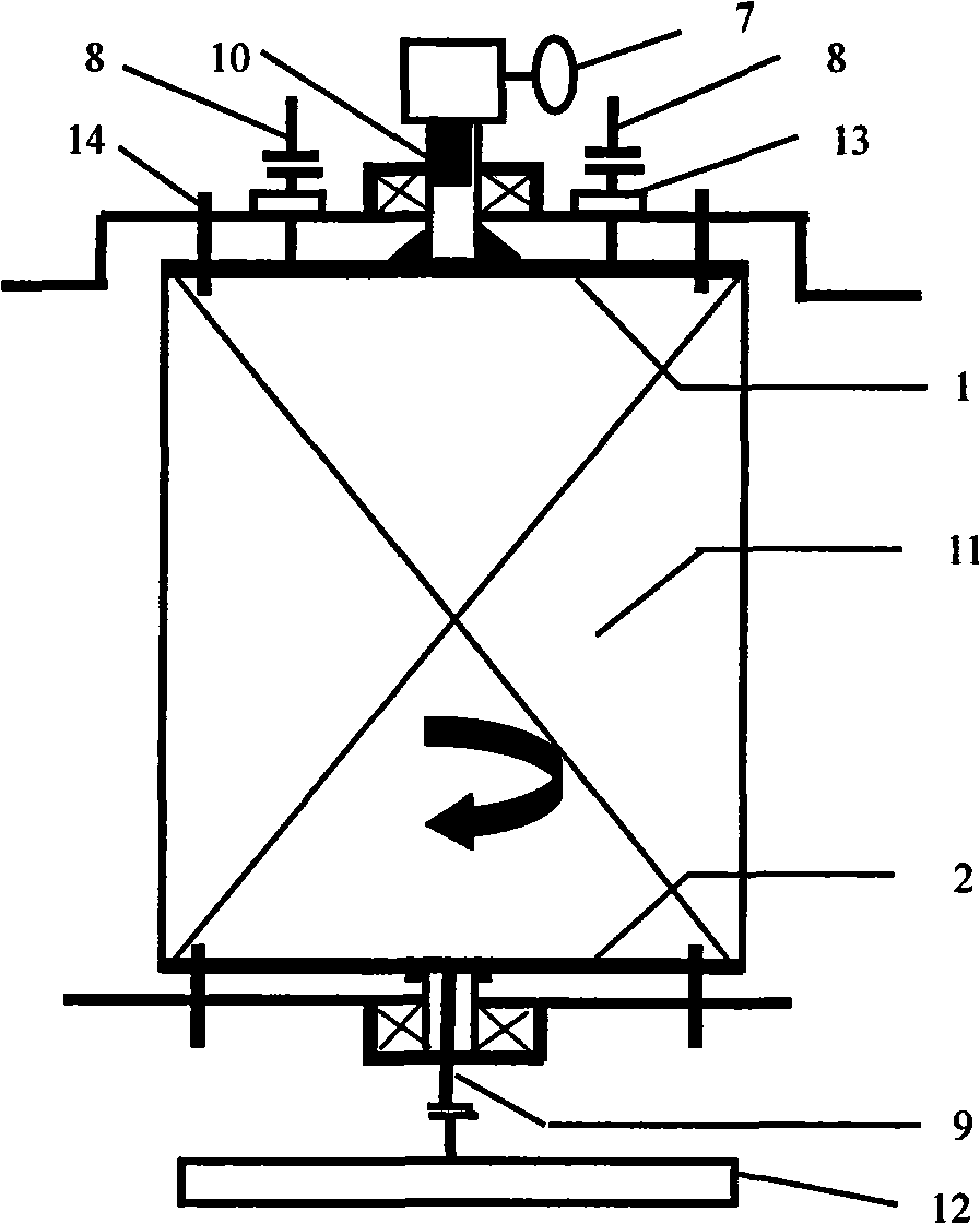 Rotational structure of boiler rotary air heater