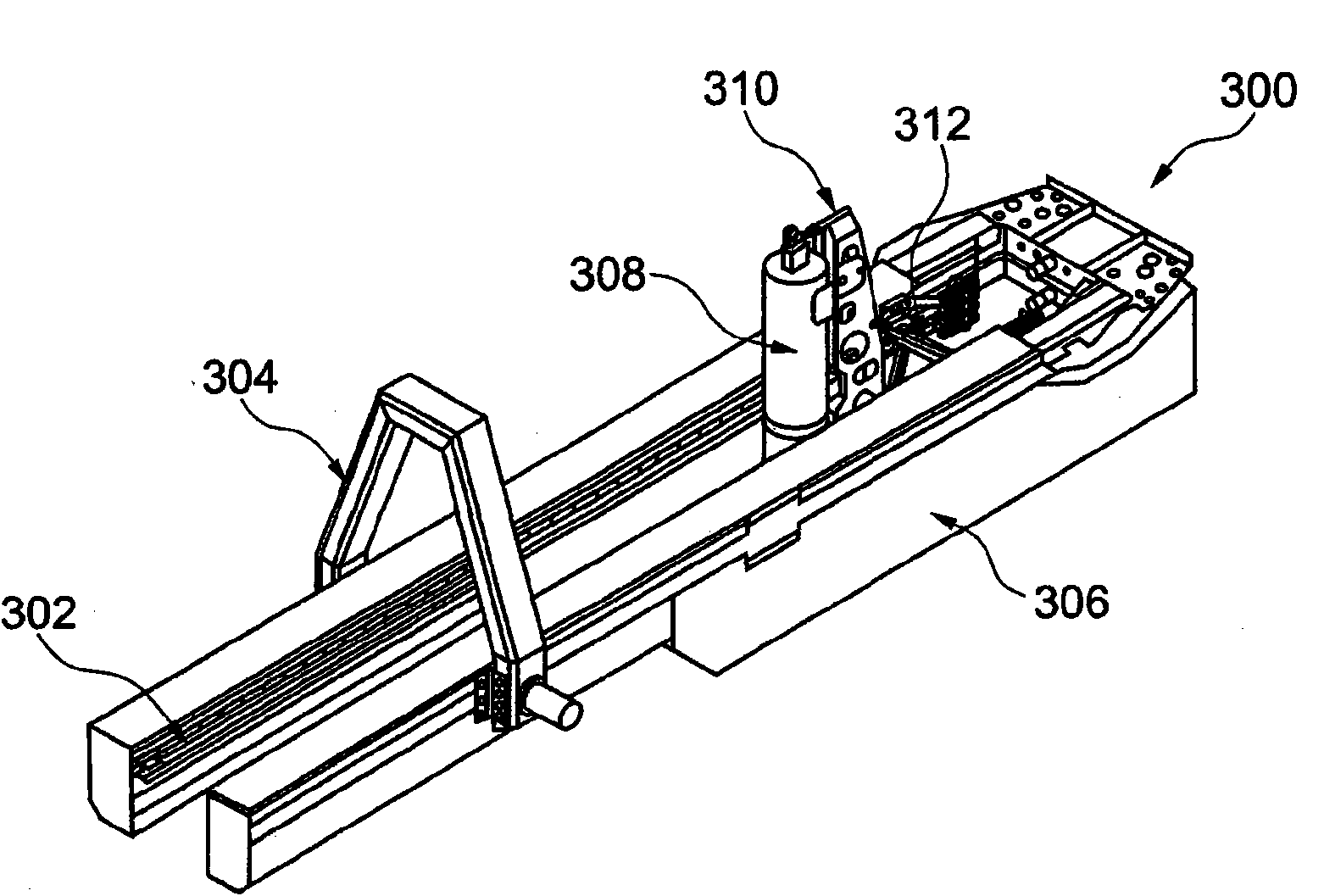 System for investigating collisions between test body and physical structure