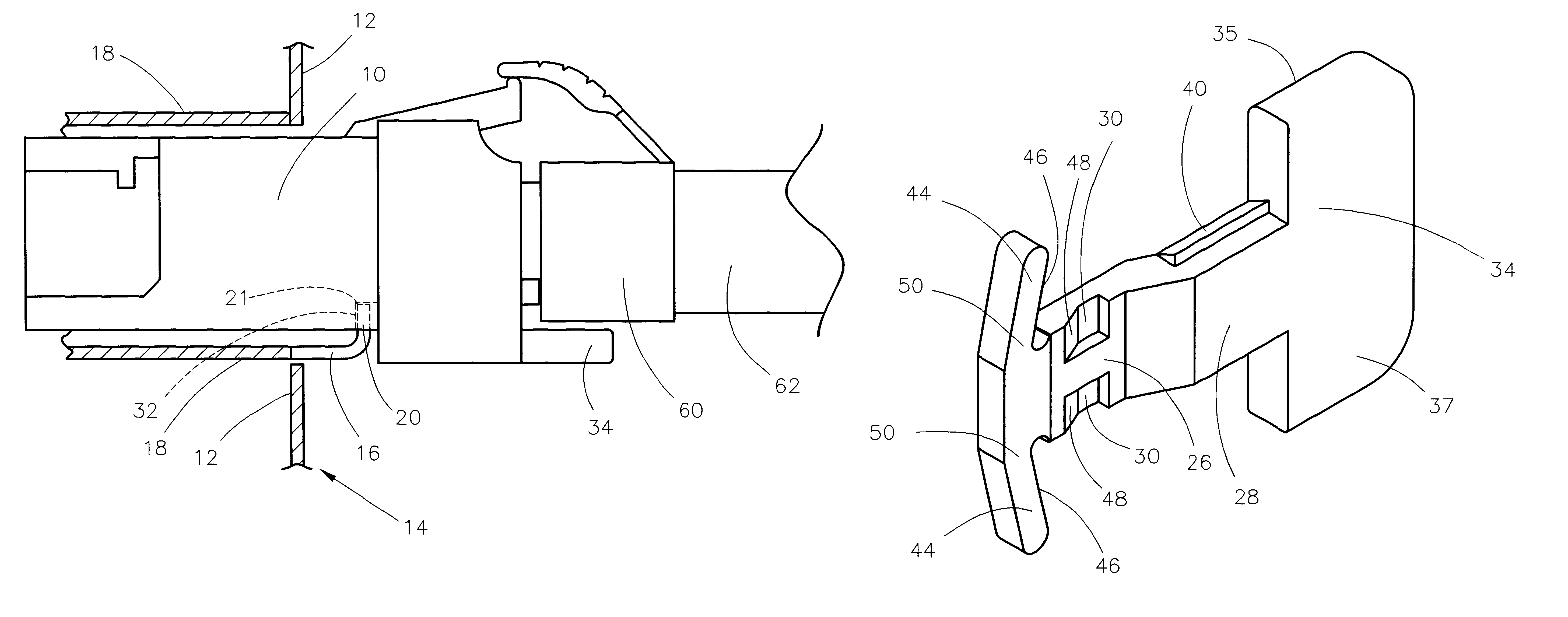 Pull-to-release type latch mechanism for removable small form factor electronic modules
