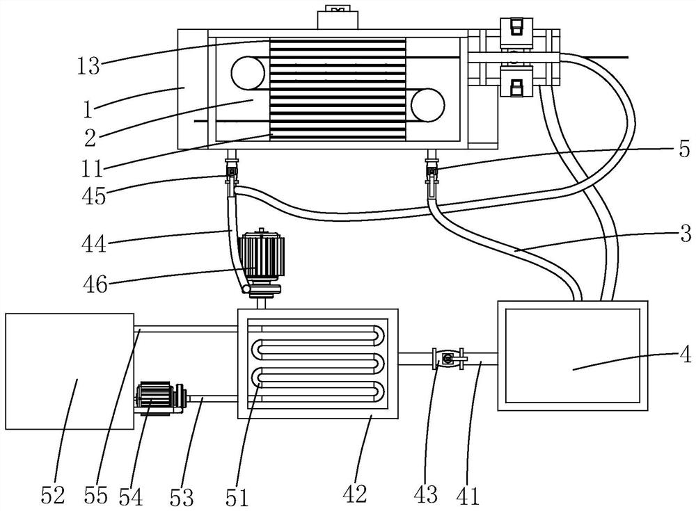 A kind of production equipment and process of fire-resistant power cord