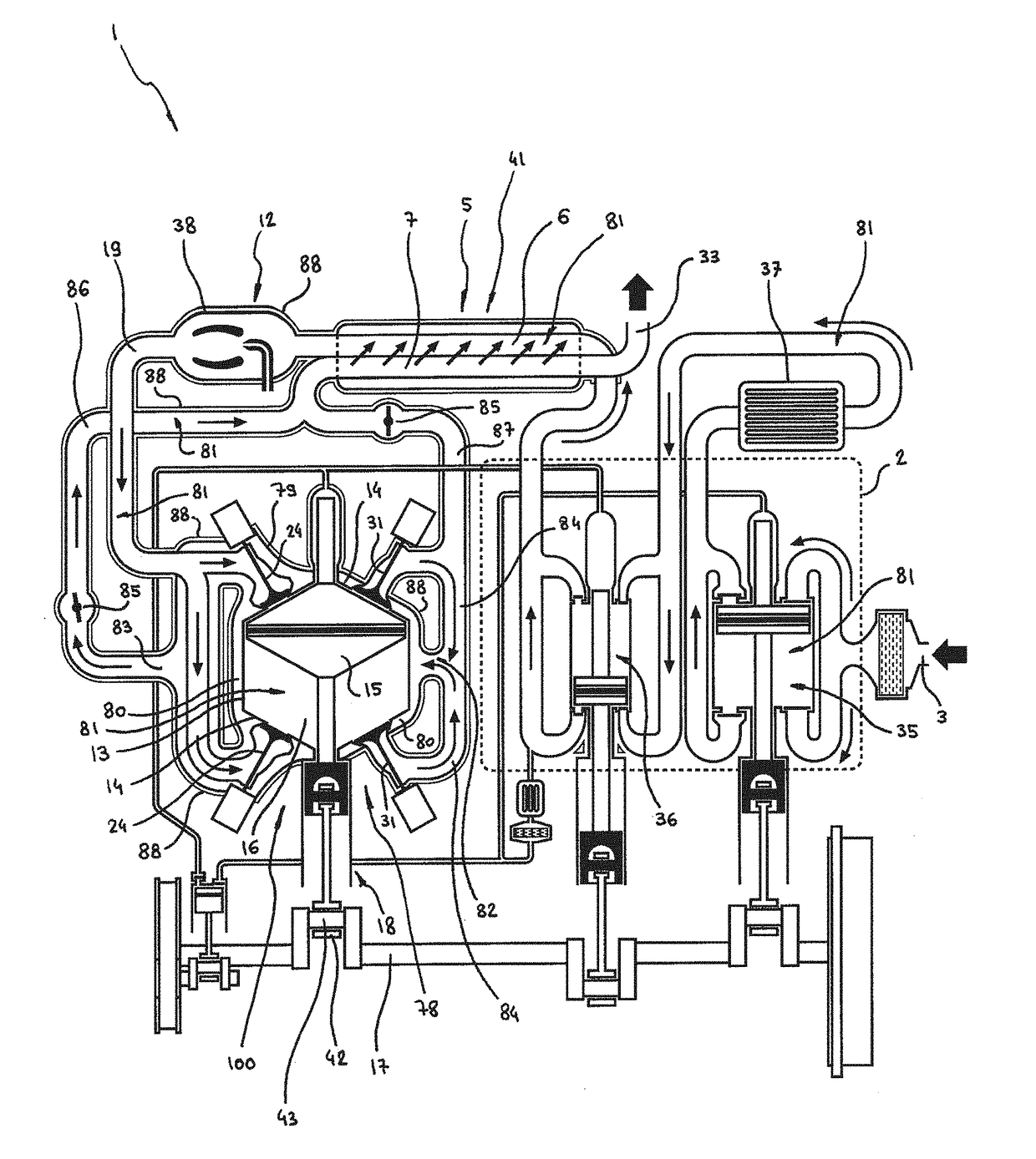 Regenerative cooling system