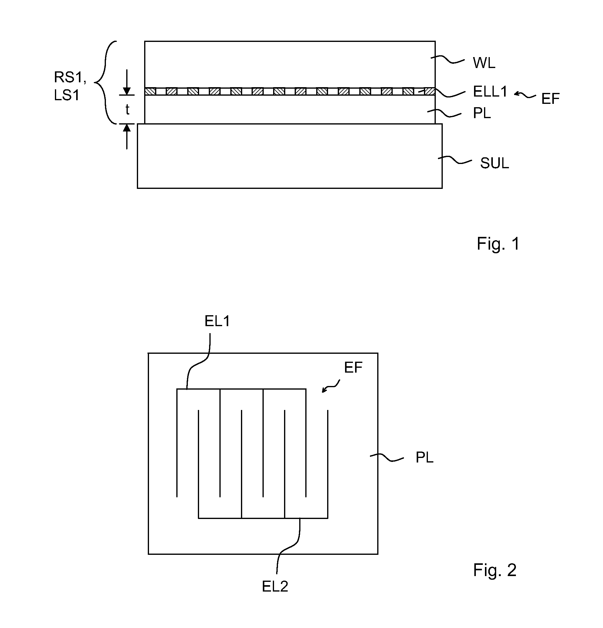 Guided Bulk Acoustic Wave Device Having Reduced Height and Method for Manufacturing