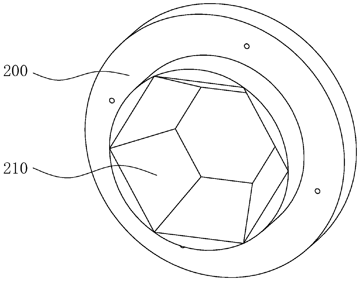 Visual detection device and visual detection method