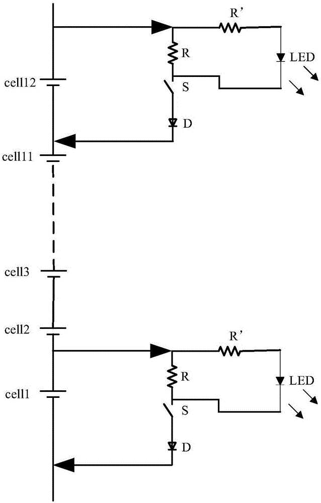 Passive balance failure protection circuit and battery pack