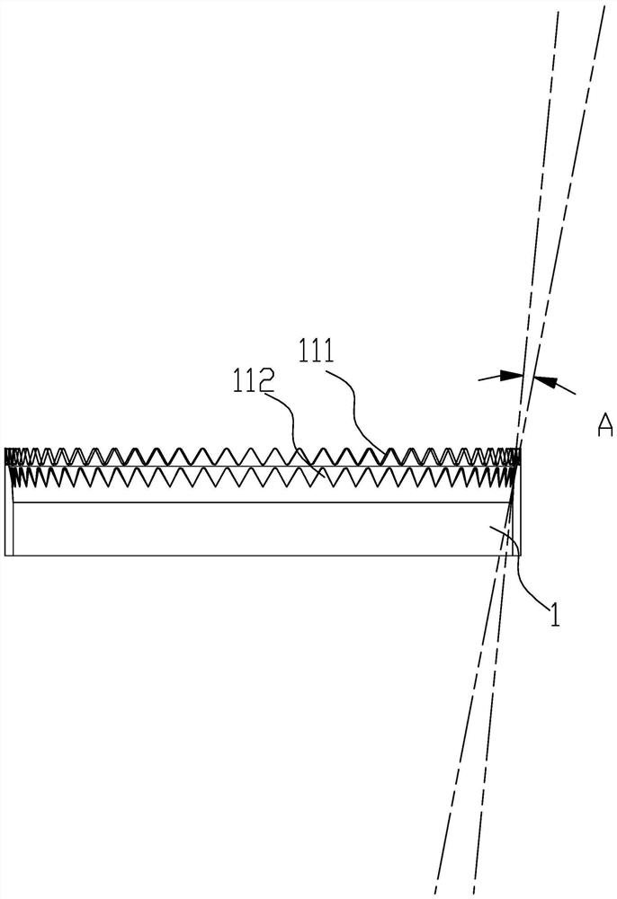 Low-noise air guide ring and fan comprising same