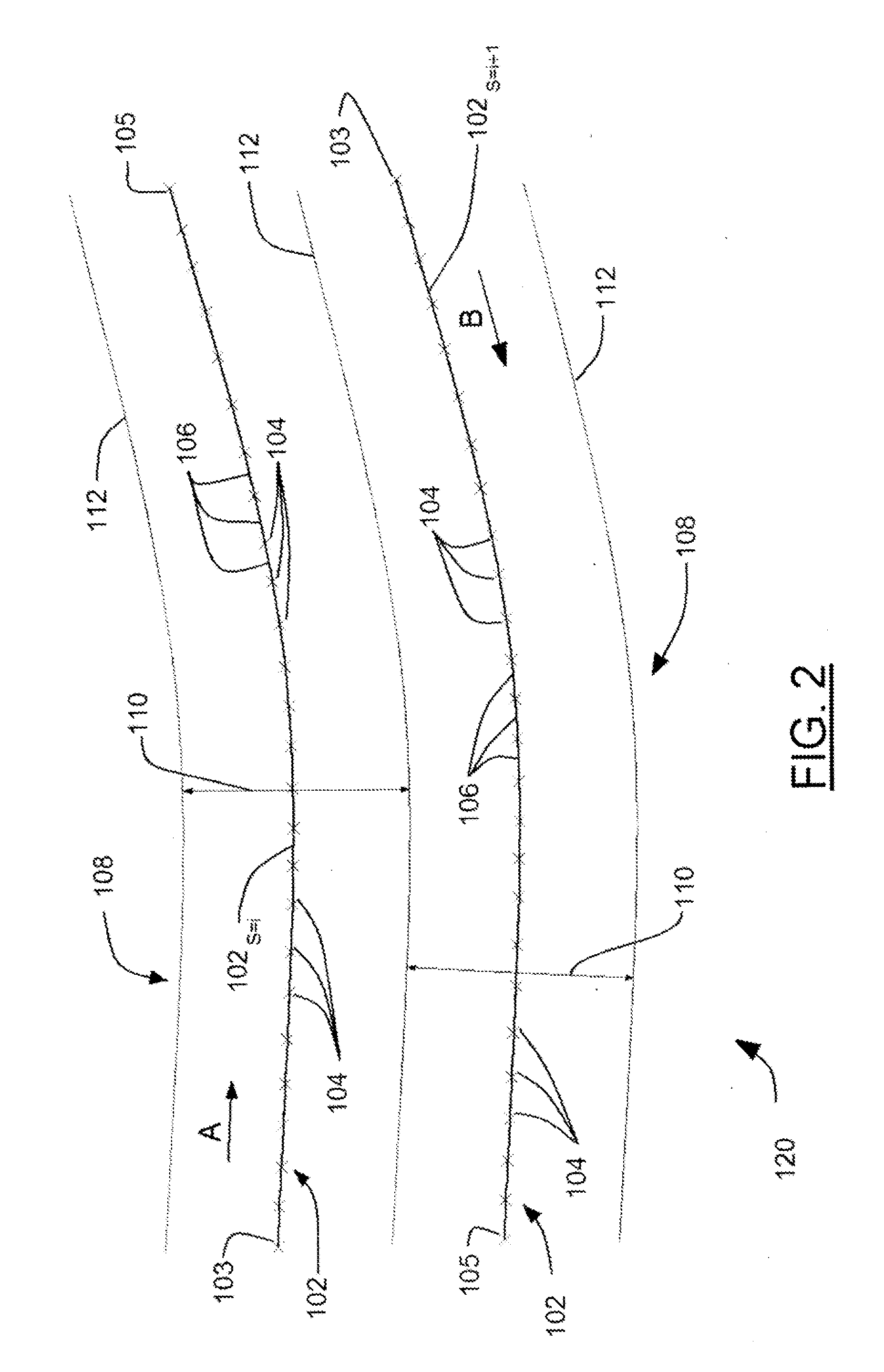 Method and apparatus for creating curved swath patterns for farm machinery
