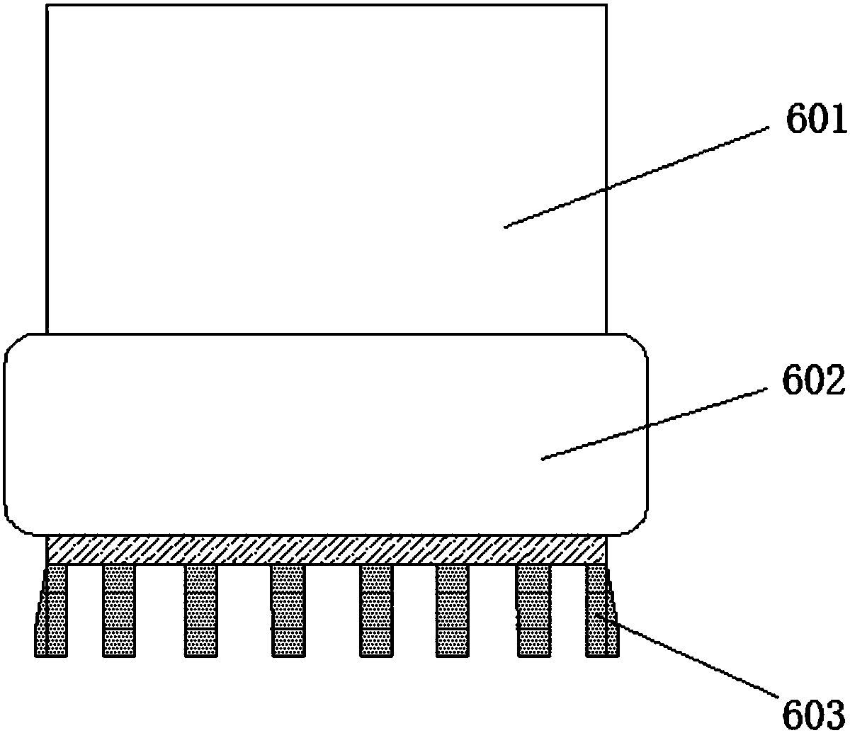 Narrow space clamping anti-scald bowl clamping device capable of realizing side surface control