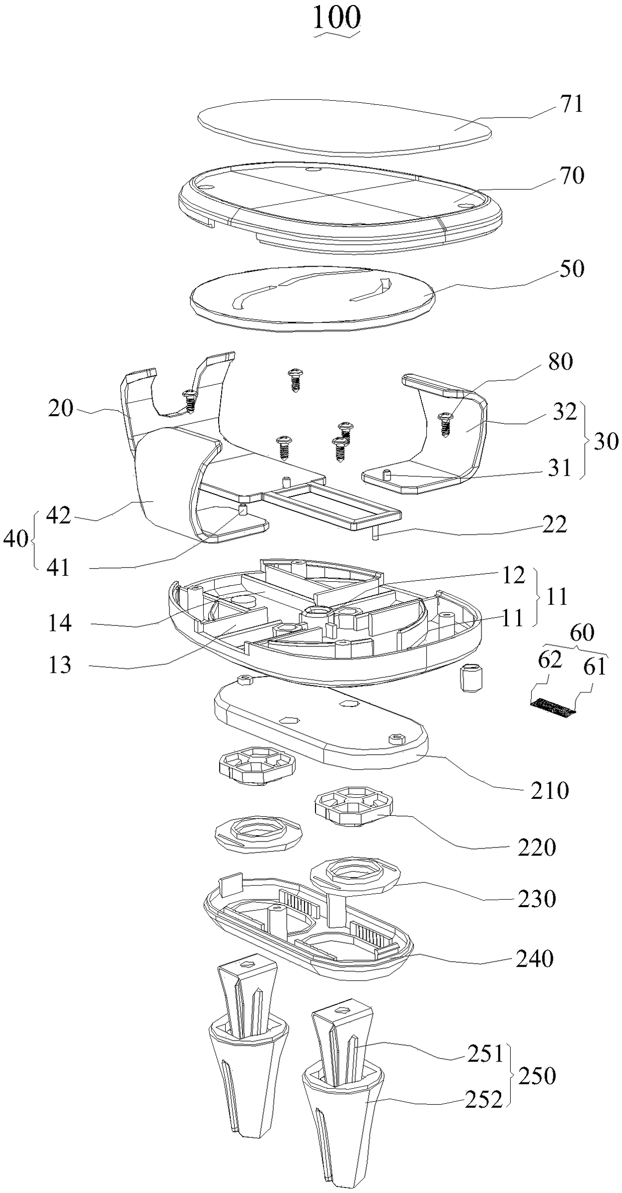 Gravity bracket