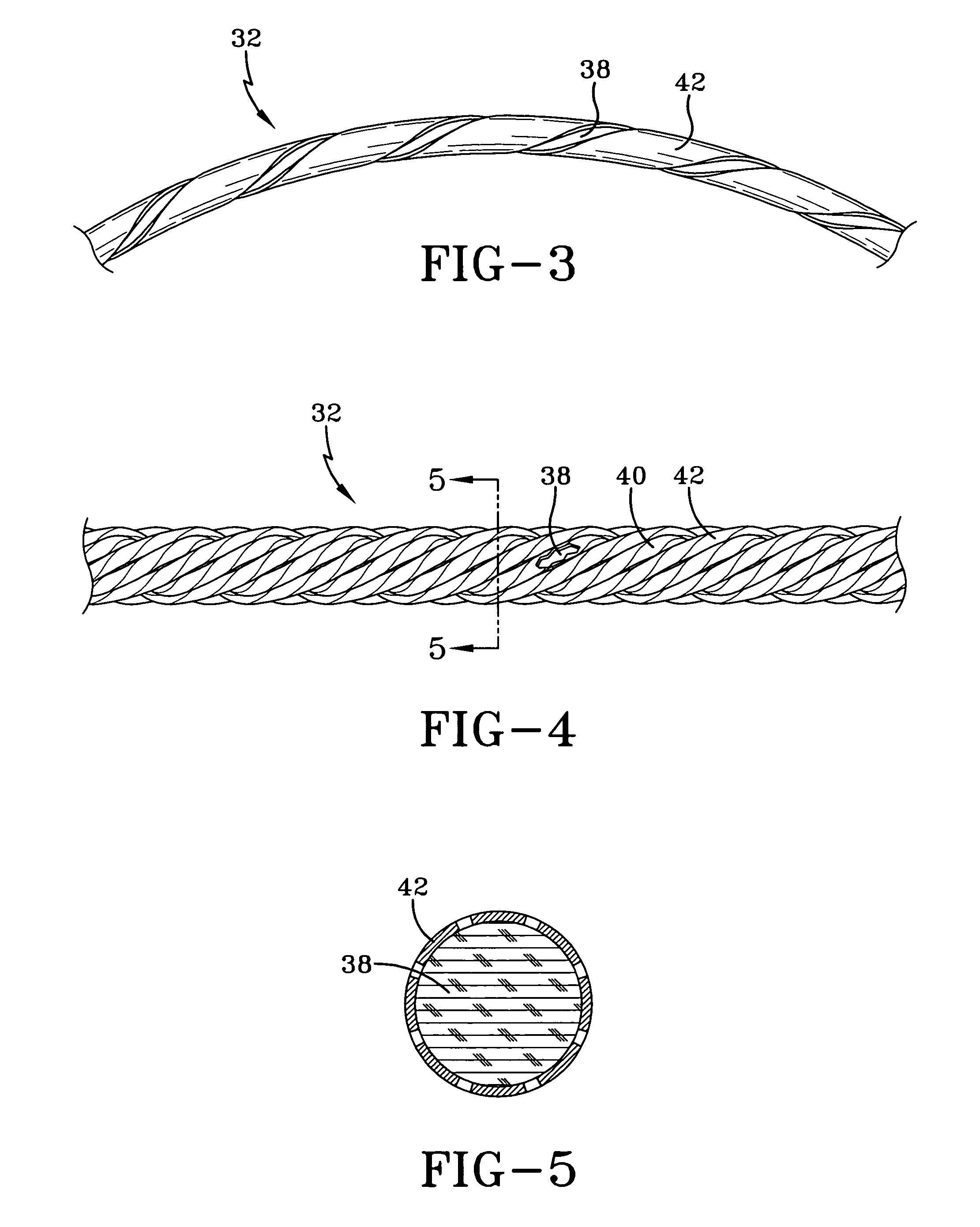 Flexible tinsel ribbon antenna and assembly method for a tire