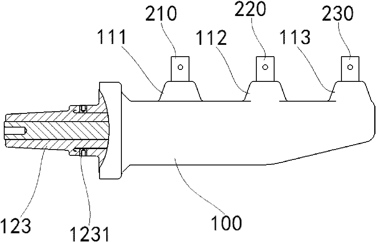 Integrated cable inlet-outlet sleeve