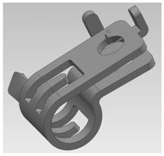 Progressive die design of hoop parts