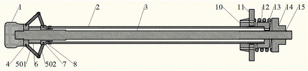 Self-drilling differential grouting combined anchor rod and method for anchoring same