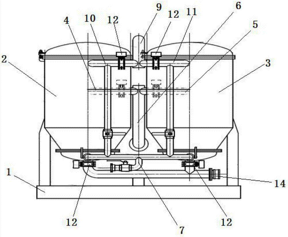 Dust removing device for fly ash truck loading