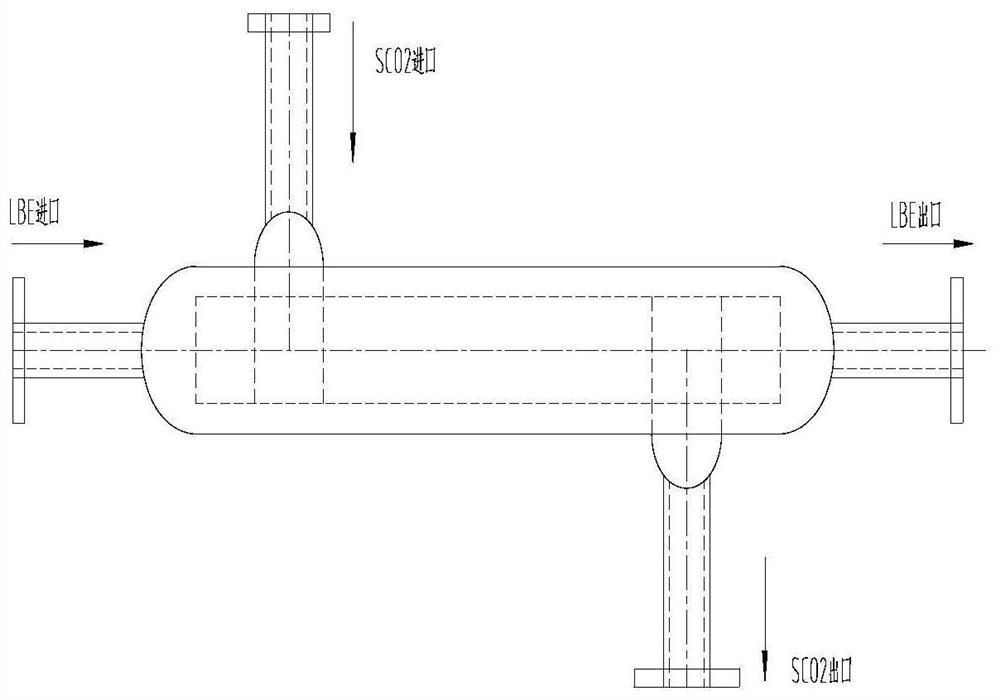 Liquid lead bismuth alloy and SCO2 loop coupling heat exchange characteristic research experiment system