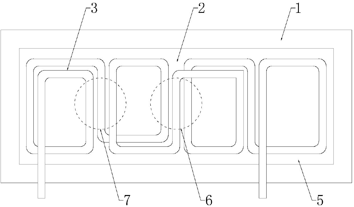 Wireless charging system employing multiple coils in serial connection
