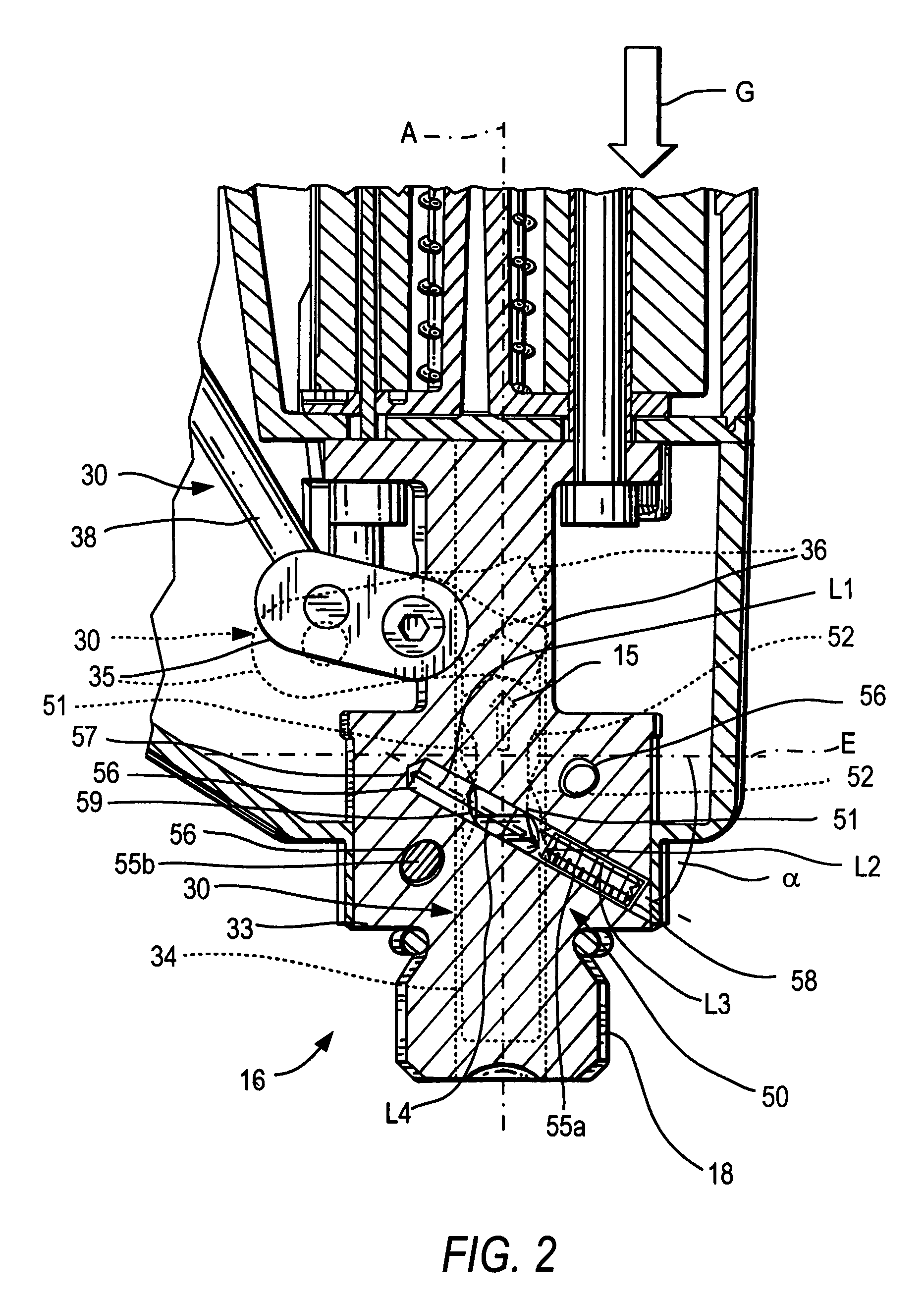 Hand-held setting tool with connection means for a positioning device