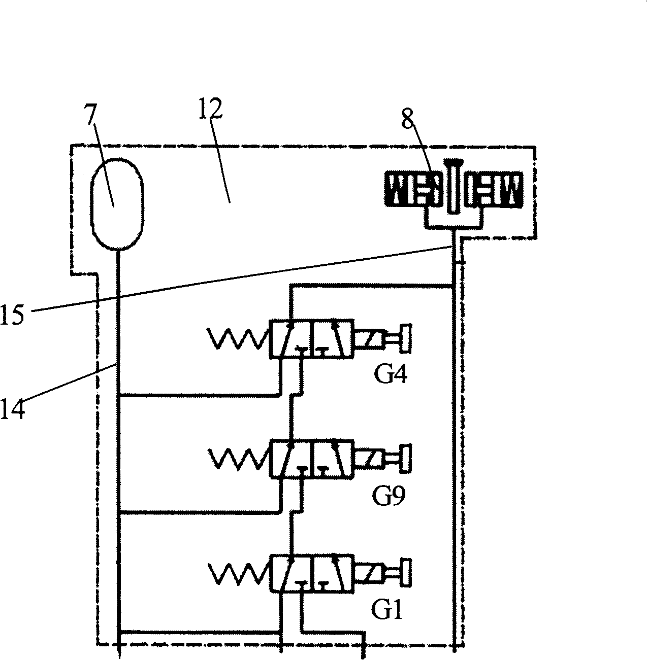 Double-stage braking hydraulic station with high-reliability scavenge oil and control method thereof