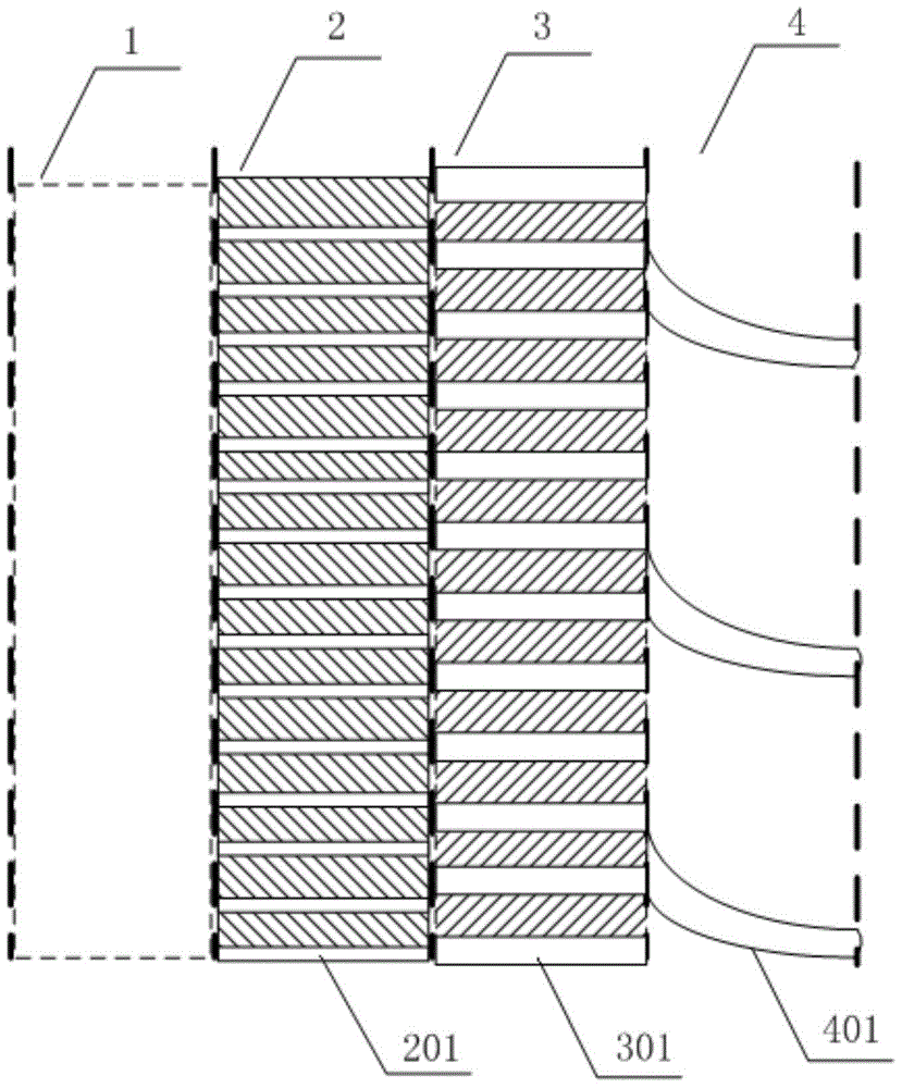 Quick-drying fabric and its application based on the principle of reverse leaf vein water conduction