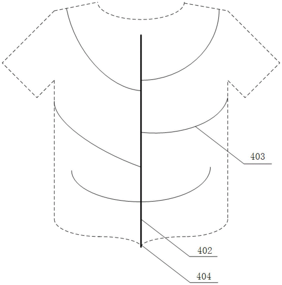 Quick-drying fabric and its application based on the principle of reverse leaf vein water conduction