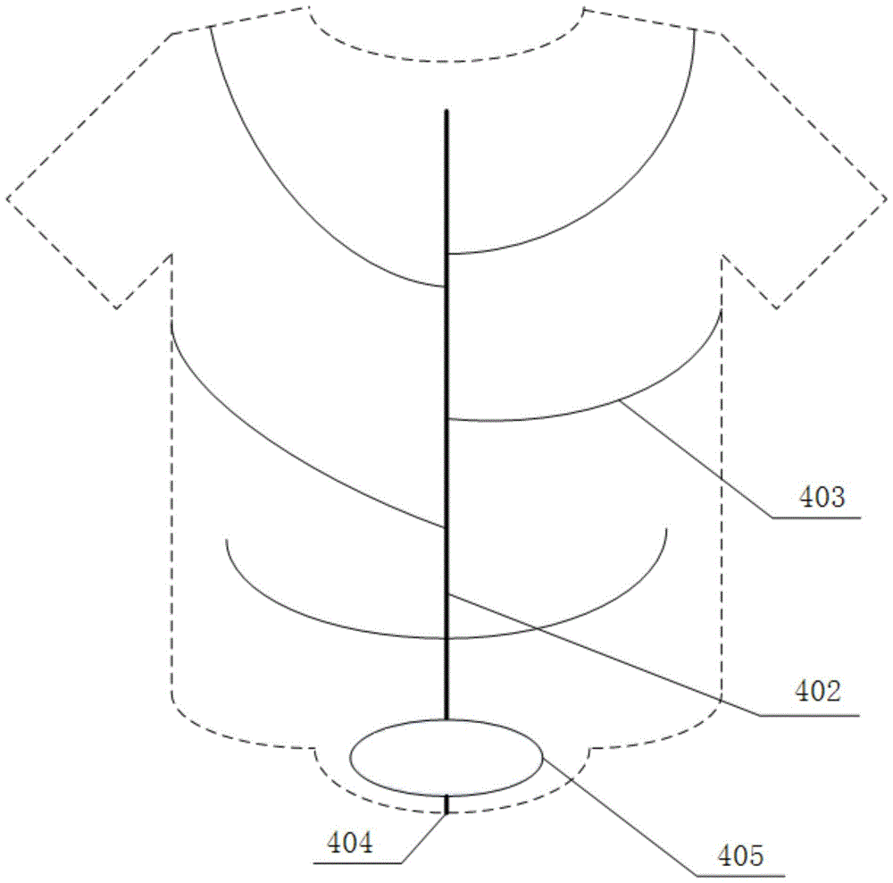 Quick-drying fabric and its application based on the principle of reverse leaf vein water conduction