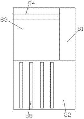 A kind of building mailbox device that can be selectively stored and is convenient