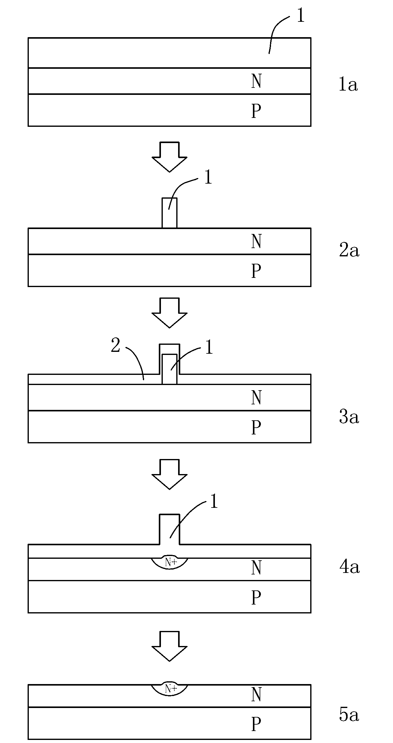 Selective doping method for solar cell based on reverse diffusion