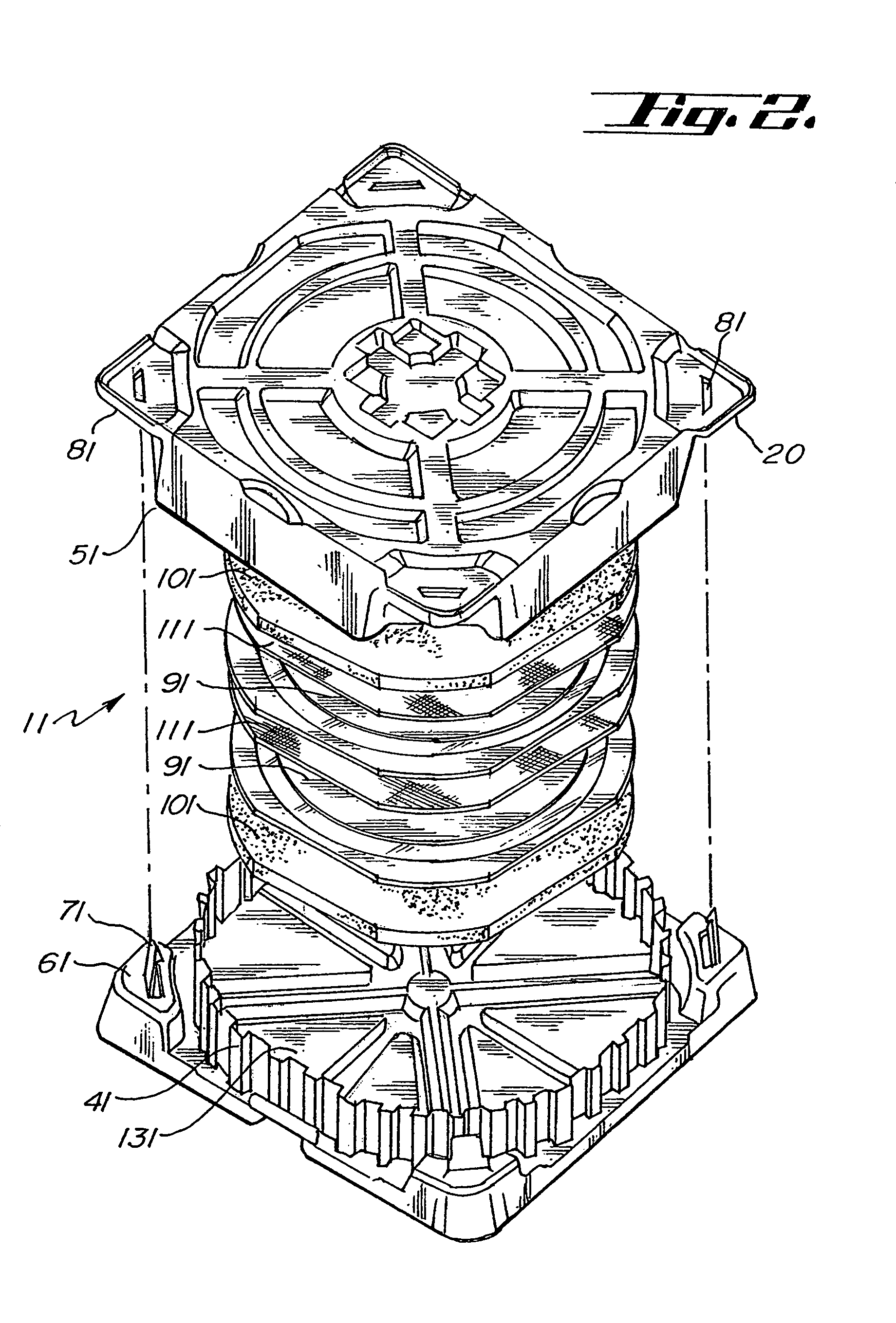 System for cushioning wafer in wafer carrier