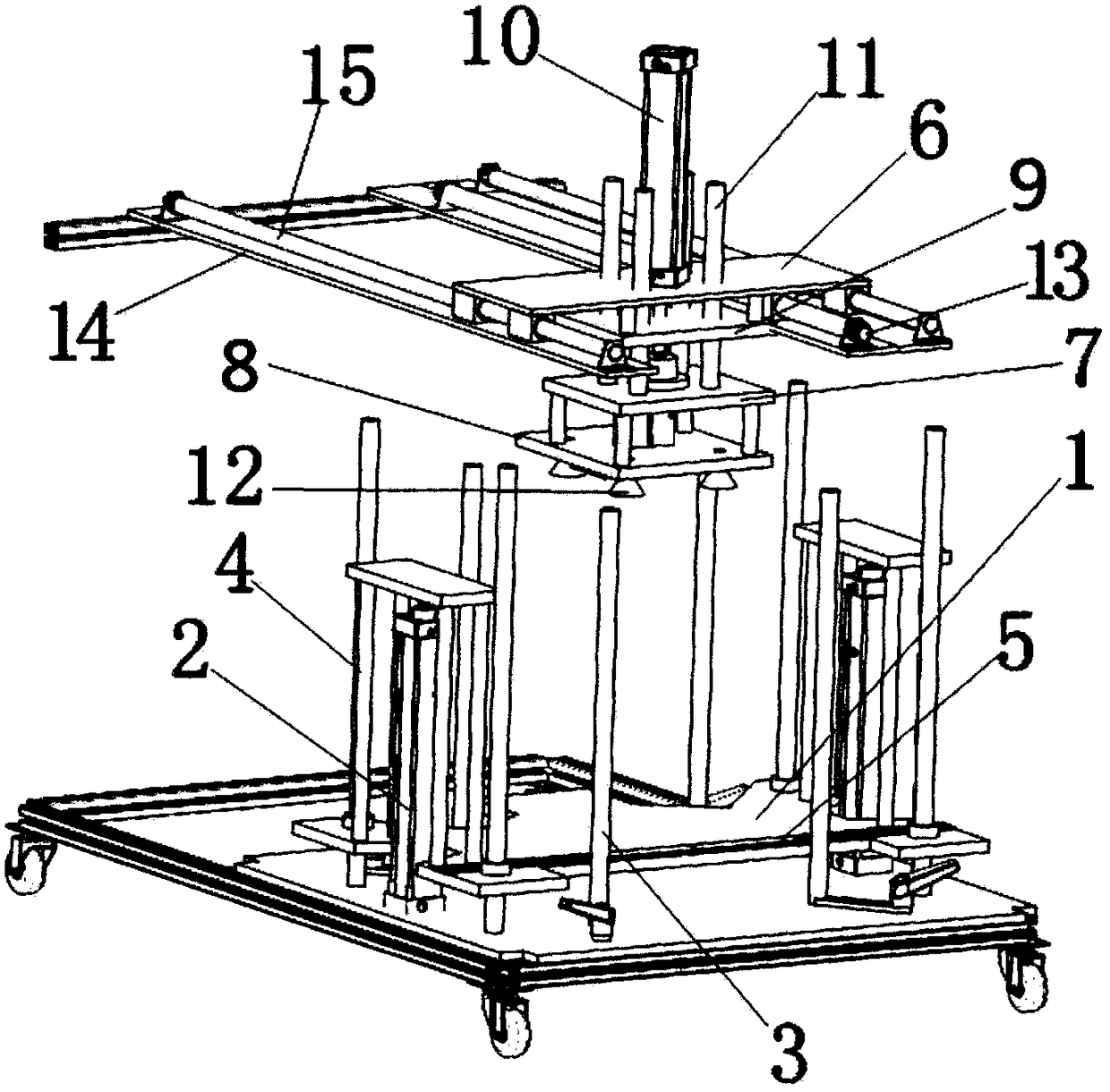 An automatic paper box folding machine