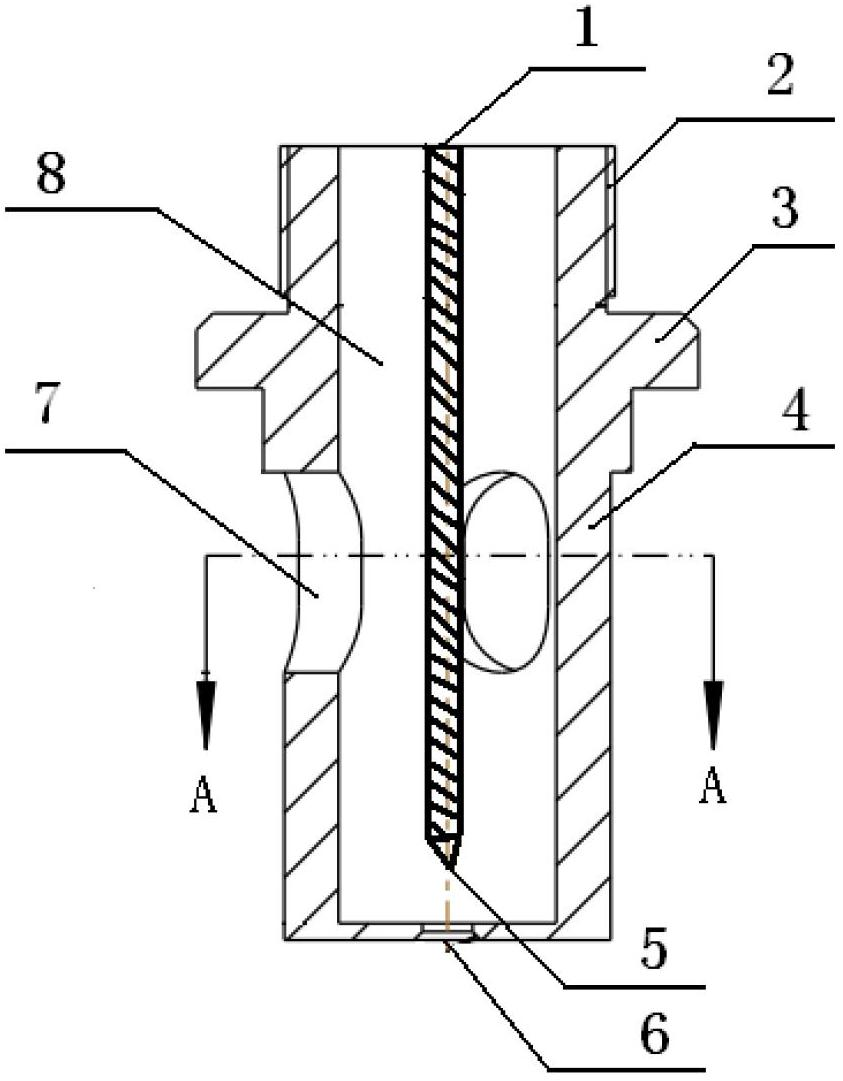 Uniflow differential pressure type plasma ignition nozzle